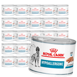 Royal Canin Veterinary VHN Dog Hypoallergenic 24x200g Mokra Karma Pasztet Dla Psów z Nietolerancją Pokarmową