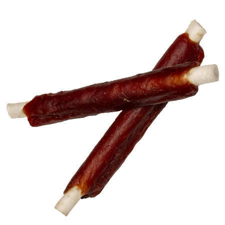 Maced Przysmaki Dla Psa Pałeczki Wołowe Z Kaczką 500g + Miękkie Mięsne Krążki Z Jagnięciną 500g