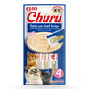 Inaba Cat Churu Tuna With Beef 4x14g (56g) Kremowy Przysmak Dla Kota Pasta Z Tuńczykiem I Wołowiną