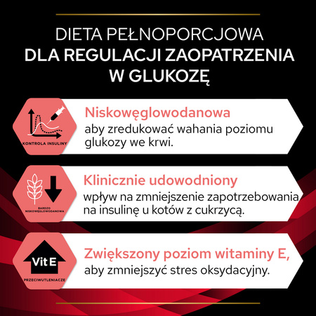 Purina Pro Plan Veterinary Diets Feline DM Diabetes Management Sucha Karma Dla Kota 5kg Redukcja Glukozy