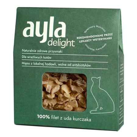Ayla Delight Mix z Kurczaka 4x28g Liofilizowany Przysmak Dla Kota 100% Mięsa