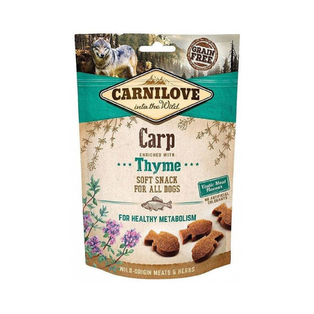 Carnilove Snack 5x200g Rybne Przysmaki dla Psa Karp Pstrąg Sardynki Makrela Łosoś