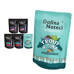Dolina Noteci Mokra Karma Dla Kota Mix Smaków Pstrąg Tuńczyk Królik 6x85g