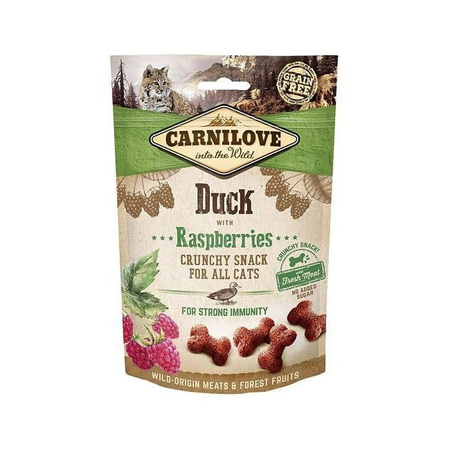 Carnilove 4x50G Przysmak Dla Kota Mix Sardynki I Pietruszka Kaczka i Liście Maliny