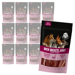 PetRepublic Przysmak Dla Psa 12x100g Suszone Piersi Z Kaczki