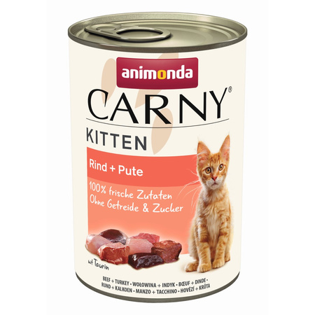 Animonda Carny Kitten 12x400g Mokra Karma Dla Kociąt Mix Smaków