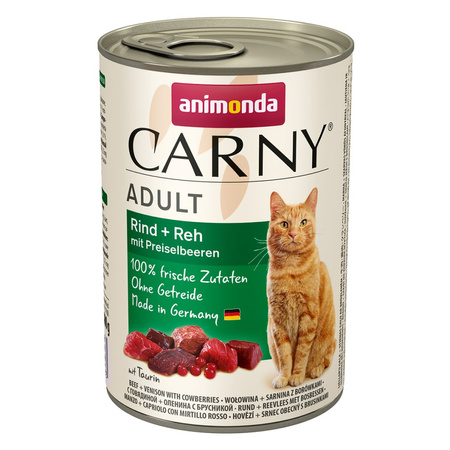 Animonda Carny Adult 24x400g Mokra Karma Dla Kota Mix Smaków Bez Ryb 