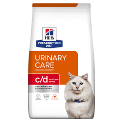 Hill's Prescription Diet c/d Multicare Stress 8kg Sucha Karma Z Kurczakiem Dla Kota Wsparcie Zdrowia Układu Moczowego