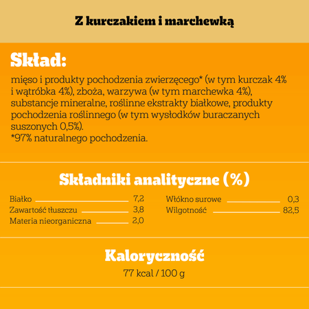 Pedigree Adult Mokra Karma Dla Psów Z Kurczakiem I Marchewką W Galaretce 6x400g
