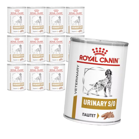 Royal Canin Veterinary Urinary S/O Loaf 12x410g Mokra Karma Pasztet Dla Psów Na Kamienie Struwitowe