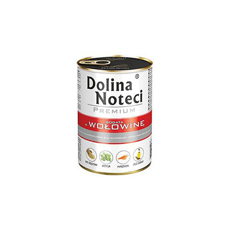 Dolina Noteci Premium Mokra Karma Dla Psa Wołowina 6x400g