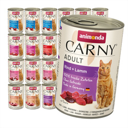 Animonda Carny Adult 24x400g Mokra Karma Dla Kota Mix 6 Smaków