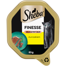 Sheba Finesse Tacka 85g Mokra Karma Pełnoporcjowa Dla Kota Z Kurczakiem W Musie