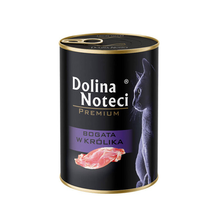 Dolina Noteci Premium Mokra Karma Dla Kota Mix Smaków 12x400g Jagnięcina Cielęcina Kaczka Królik