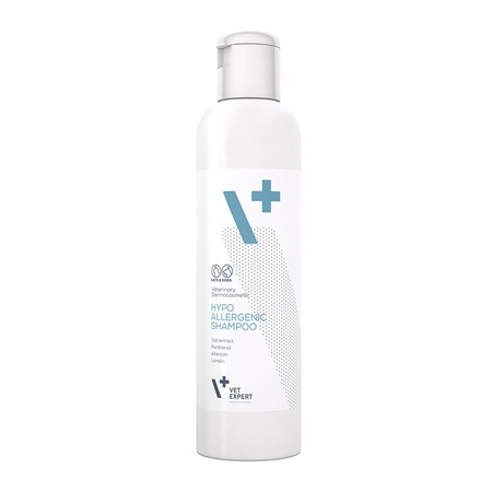 Szampon dla psa i kota VetExpert HYPOALLERGENIC SHAMPOO 250ml