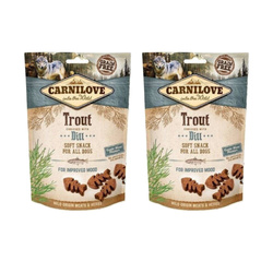Carnilove Semi Moist Snack Trout Enriched with Dill 2x200g Przysmak Dla Psa Pstrąg Z Koperkiem