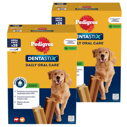 PEDIGREE® DENTASTIX™ Daily Dental Chews Przysmaki dla psów dużych ras 2x28 szt
