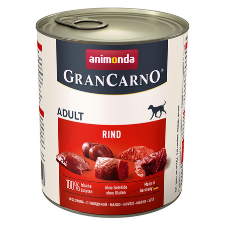 Animonda GranCarno Adult 30x800g Mokra Karma Dla Psa Mix Smaków