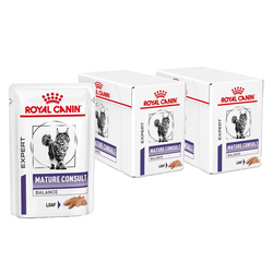 Royal Canin Veterinary Mature Consult Balance Loaf 24x85g Mokra Karma Dla Kotów Powyżej 7 Roku Życia Z Tendencją Do Nadwagi