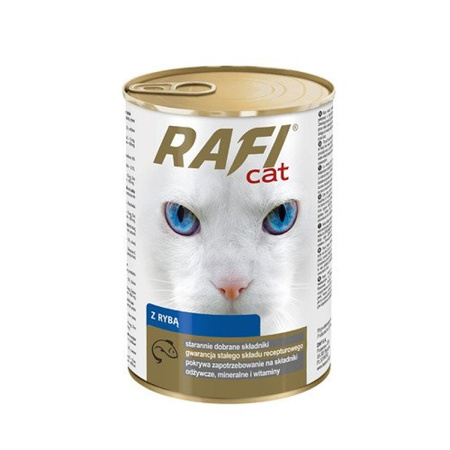 Mokra Karma dla Kotów Rafi Cat Adult Różne Smaki Puszka Zestaw 24 x 415 g