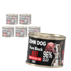 John Dog Pure Black Beef Adult 6x200g Mokra Karma Dla Psa Z Wołowiną