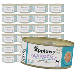 Applaws Cat Mokra Karma Dla Kociąt 24x70g Filet z Tuńczyka w Galaretce
