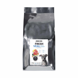 John Dog Fresh Happy Start 12kg Sucha Karma Dla Szczeniąt Z Cielęciną I Królikiem