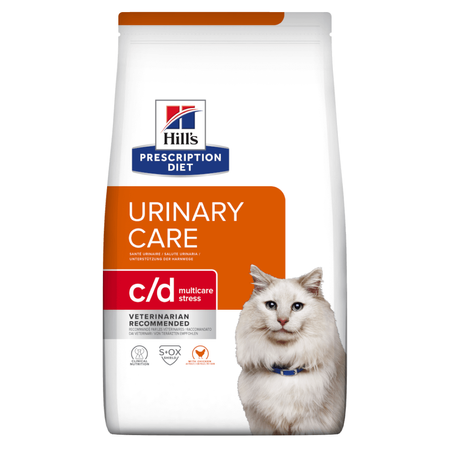 Hill's Prescription Diet c/d Multicare Stress 3kg Sucha Karma Z Kurczakiem Dla Kota Wsparcie Zdrowia Układu Moczowego