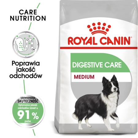 Royal Canin CCN Medium Digestive Care 12kg Karma Sucha Dla Psów Ras Średnich O Wrażliwym Przewodzie Pokarmowym