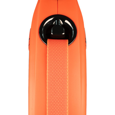 FLEXI Smycz automatyczna XTREME L taśma 5 m do 35kg kol. pomarańczowy
