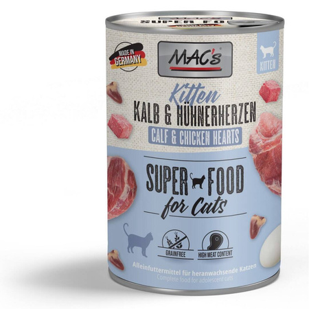 MAC's Kitten 12x400g Mokra Karma Dla Kociąt Mix Smaków