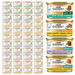 Purina Gourmet Gold Mix Smaków 48x85g Mokra Karma Dla Kota