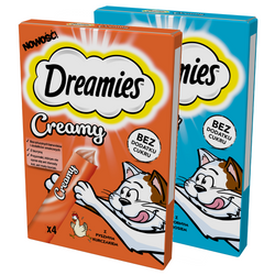 Przysmak Dla Kota Dreamies Z Pysznym Kurczakiem I Łososiem 8x10g