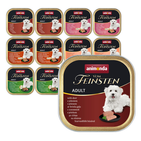 Animonda Vom Feisten Adult 12x150g Mokra Karma Dla Psa Mix Smaków