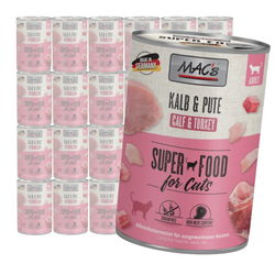 MAC's Cat Mokra Karma Dla Kota Cielęcina Indyk 24x400g