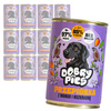 Dobry Pies 12x400g Mokra Karma Dla Dorosłych Psów Wszystkich Ras Z Przepiórką Mango I Kozieradką