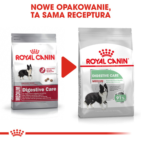 Royal Canin CCN Medium Digestive Care 12kg Karma Sucha Dla Psów Ras Średnich O Wrażliwym Przewodzie Pokarmowym