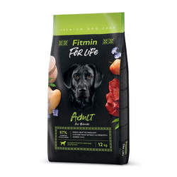 Fitmin Dog For Life Adult All Breeds 12kg Sucha Karma Dla Dorosłych Psów Wszystkich Ras
