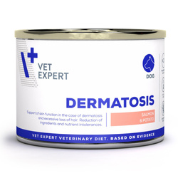 VetExpert Veterinary Diet Dermatosis Salmon & Potato 200g Mokra Karma Weterynaryjna Dla Psów z Zaburzeniami Dermatologicznymi