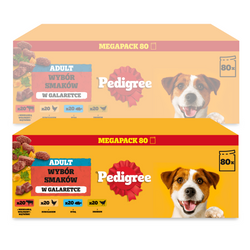 Pedigree Adult Mokra Karma Dla Psa 160x100g Wybór Smaków W Galaretce