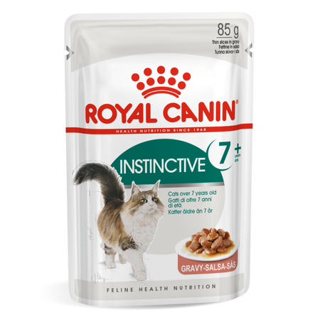 Royal Canin Instinctive +7 Karma Mokra W Sosie Dla Kotów Starszych, Wybrednych 12x85g