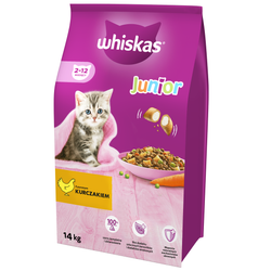 WHISKAS Junior Kurczak 14kg - sucha karma dla kociąt