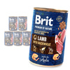 Brit Premium by Nature Adult Mokra Karma Dla Psa Jagnięcina Z Gryką 400g