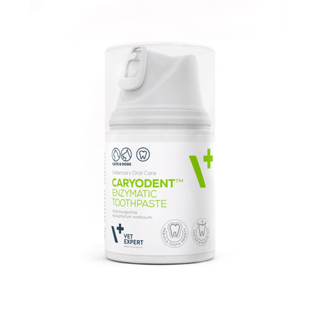 Vet Expert Caryodent Enzymatic Toothpaste 50ml Pasta Do Zębów Dla Psa I Kota