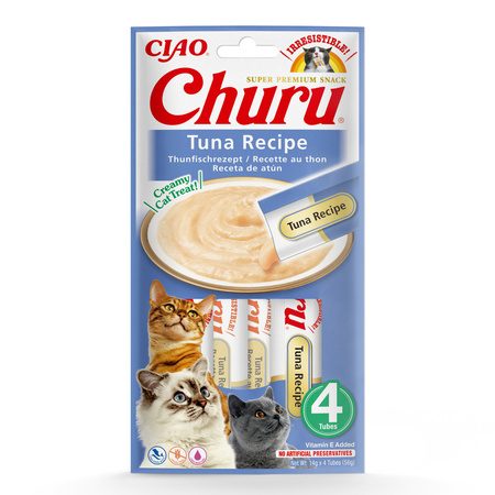 Inaba Cat Churu Mix Smaków 20x14g Kremowy Przysmak Dla Kota Pasta Kurczak Tuńczyk Łosoś Krab Wołowina