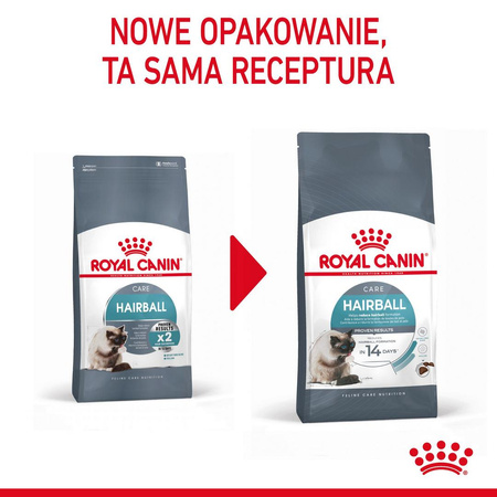 Royal Canin FCN Hairball Care 4kg Karma Sucha Dla Kotów Dorosłych Eliminacja Kul Włosowych