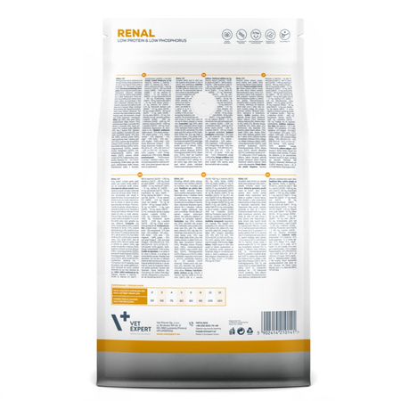 VetExpert Veterinary Diet Renal Cat 2kg Sucha Weterynaryjna Karma Dla Kotów  Z Niewydolnością Nerek