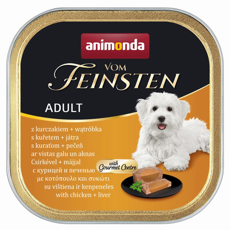 Animonda Vom Feinsten Mokra Karma Dla Psa 6x150g Z Kurczakiem I Wątróbką