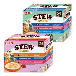 Inaba Cat Ciao Stew 48x40g Uzupełniająca Karma Dla Kota Potrawka Mix Smaków