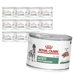 Royal Canin Veterinary VHN Dog Satiety S/O Loaf 12x195g Mokra Karma Pasztet Dla Psów z Nadwagą